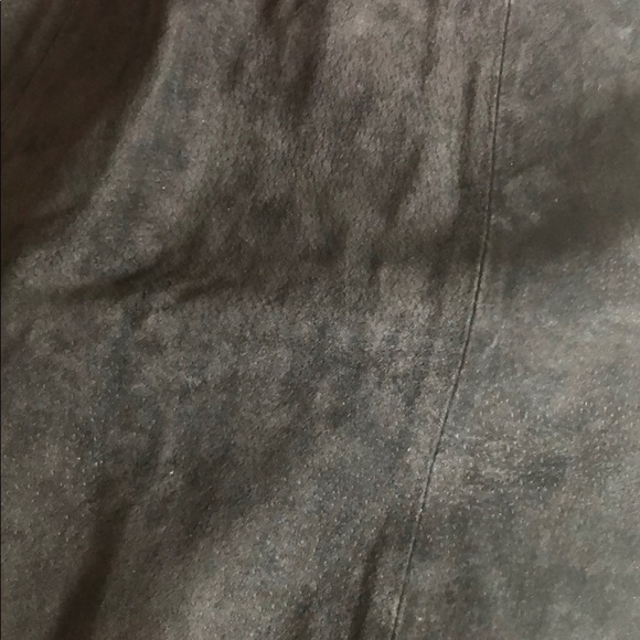 Chia Suede Leather Skirt Size 8 - Picture 13 of 13